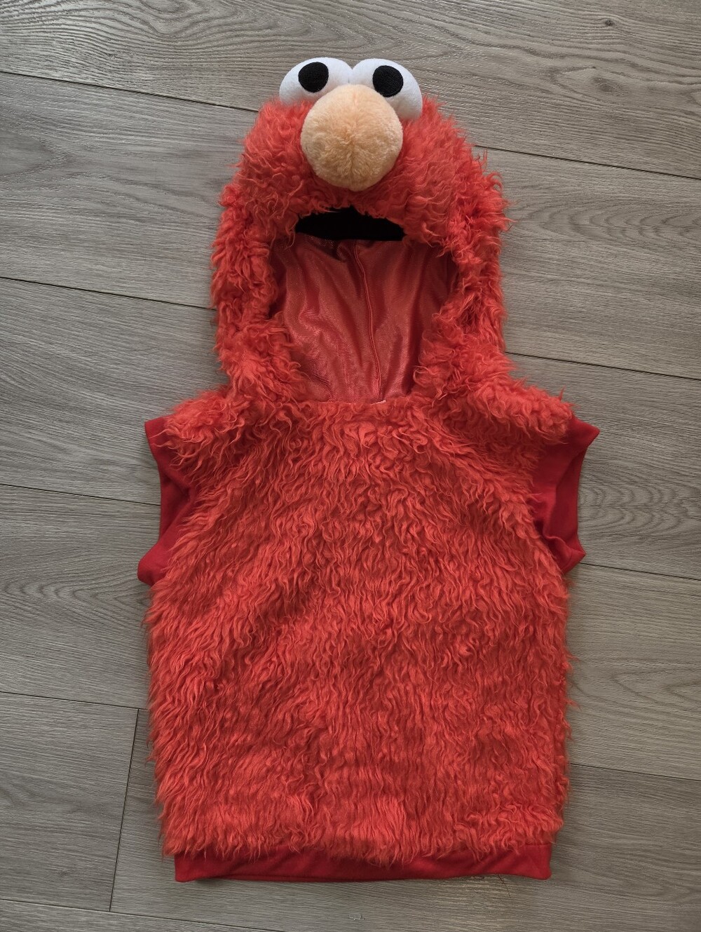 Sesame Street Elmo Deluxe Plush Vest Costume, 3T / 4T